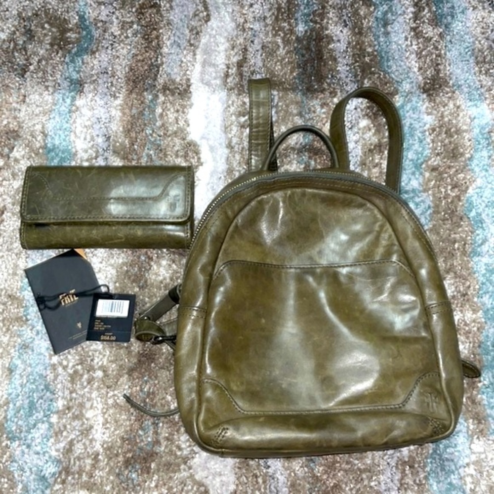 FRYE Melissa Bag pack and Wallet